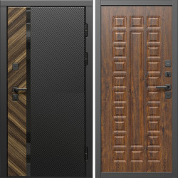 Входная дверь Termo-Door Браш - Престиж дуб