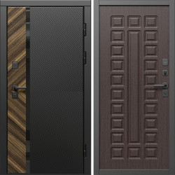 Входная дверь Termo-Door Браш - Престиж венге