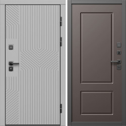 Входная дверь Termo-Door Эклипс Грей Софт - Марсель Шоколад
