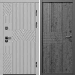 Входная дверь Termo-Door Эклипс Грей Софт - Мастино Бетон темный