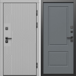 Входная дверь Termo-Door Эклипс Грей Софт - Нео Классика Грей Софт