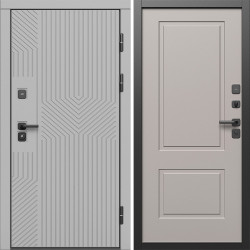 Входная дверь Termo-Door Эклипс Грей Софт - Нео Классика Капучино