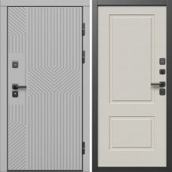 Входная дверь Termo-Door Эклипс Грей Софт - Нео Классика Слоновая Кость