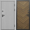 Входная дверь Termo-Door Эклипс Грей Софт - Плаза Елочка Орех
