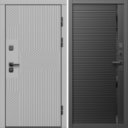 Входная дверь Termo-Door Эклипс Грей Софт - Порте black