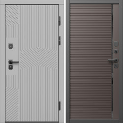 Входная дверь Termo-Door Эклипс Грей Софт - Порте Шоколад