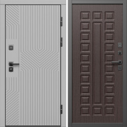 Входная дверь Termo-Door Эклипс Грей Софт - Престиж венге