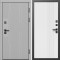 Входная дверь Termo-Door Эклипс Грей Софт - Страйп Белый Софт