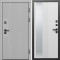 Входная дверь Termo-Door Эклипс Грей Софт - Зеркало Люмис Белый Софт