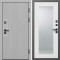 Входная дверь Termo-Door Эклипс Грей Софт - Зеркало Триумф Белый софт