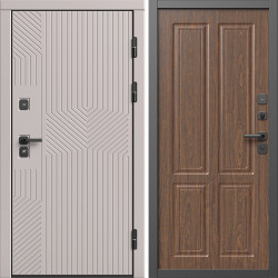 Входная дверь Termo-Door Эклипс Капучино - Без серии Орех стандарт