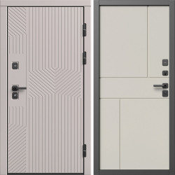 Входная дверь Termo-Door Эклипс Капучино - Горизонт Слоновая кость