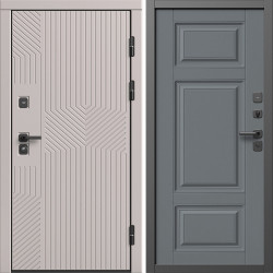 Входная дверь Termo-Door Эклипс Капучино - Лион Grey софт