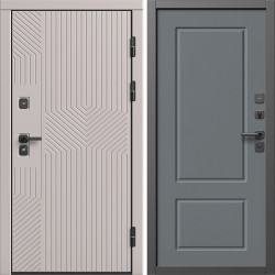 Входная дверь Termo-Door Эклипс Капучино - Марсель Grey софт