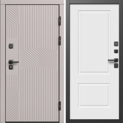 Входная дверь Termo-Door Эклипс Капучино - Нео Классика Белый Софт