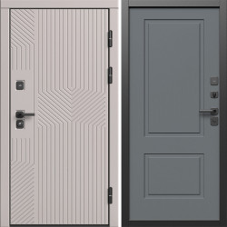 Входная дверь Termo-Door Эклипс Капучино - Нео Классика Грей Софт