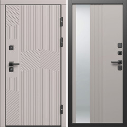 Входная дверь Termo-Door Эклипс Капучино - Зеркало Люмис Капучино