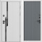 Входная дверь Termo-Door Флекс Вайт - Флэт Grey софт