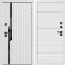 Входная дверь Termo-Door Флекс Вайт - Лучи White line