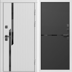 Входная дверь Termo-Door Флекс Вайт - Нео Black