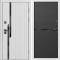 Входная дверь Termo-Door Флекс Вайт - Нео Black
