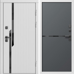 Входная дверь Termo-Door Флекс Вайт - Нео Графит