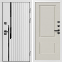 Входная дверь Termo-Door Флекс Вайт - Нео Классика Слоновая Кость