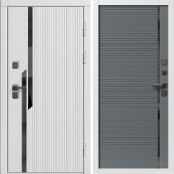 Входная дверь Termo-Door Флекс Вайт - Порте Grey софт