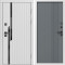 Входная дверь Termo-Door Флекс Вайт - Страйп Грей Софт