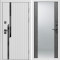 Входная дверь Termo-Door Флекс Вайт - Зеркало бетон темный
