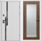 Входная дверь Termo-Door Флекс Вайт - Зеркало Триумф дуб