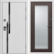 Входная дверь Termo-Door Флекс Вайт - Зеркало Триумф венге