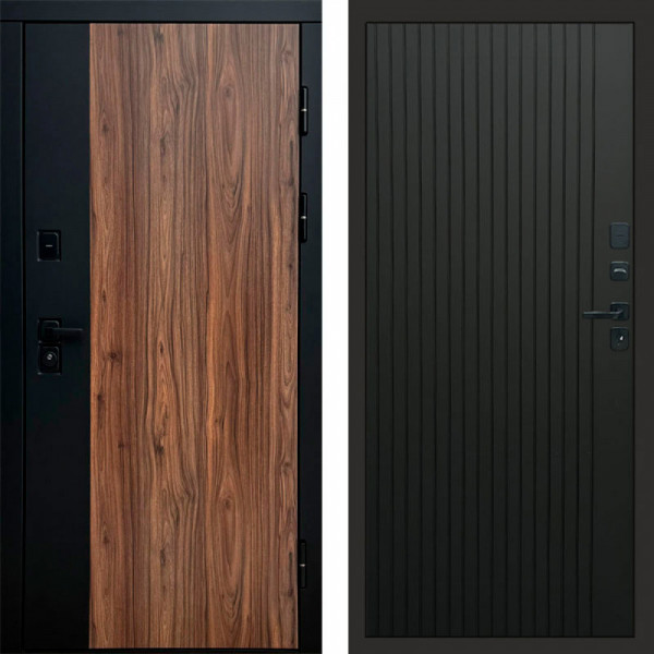 Входная дверь Termo-Door Флэш - Flat Черный кварц