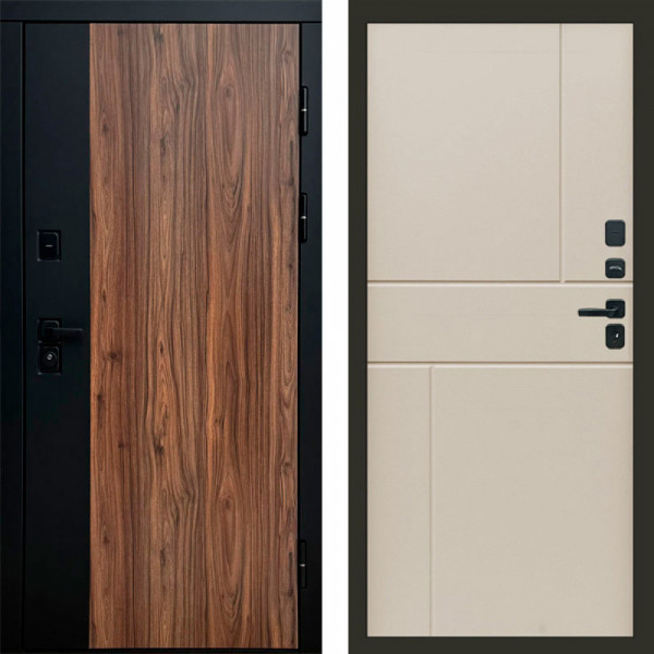 Входная дверь Termo-Door Флэш - Горизонт Слоновая кость