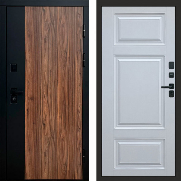 Входная дверь Termo-Door Флэш - Лион Белый софт