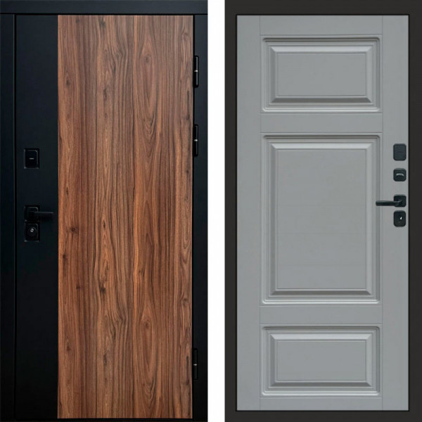 Входная дверь Termo-Door Флэш - Лион Grey софт