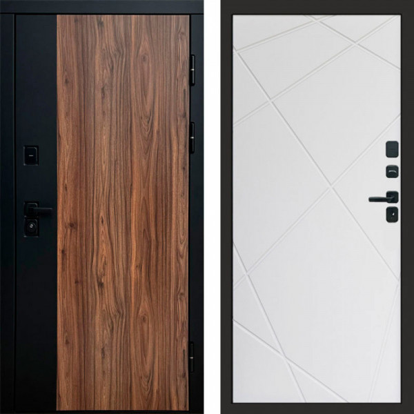 Входная дверь Termo-Door Флэш - Лучи белый