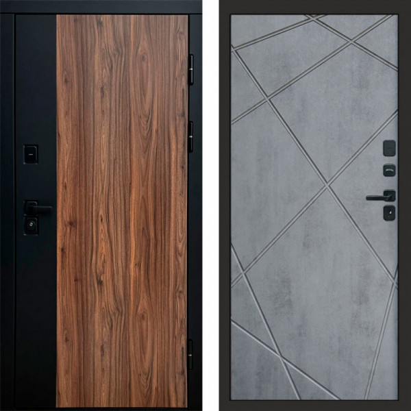 Входная дверь Termo-Door Флэш - Лучи бетон темный