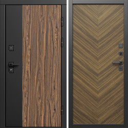 Входная дверь Termo-Door Флэш - Плаза Елочка Орех