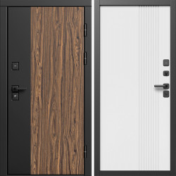 Входная дверь Termo-Door Флэш - Страйп Белый Софт