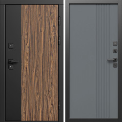 Входная дверь Termo-Door Флэш - Страйп Грей Софт