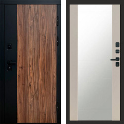 Входная дверь Termo-Door Флэш - Зеркало Слоновая кость