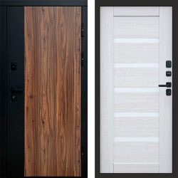 Входная дверь Termo-Door Флэш - Зеркало Триумф Царга лиственница 4500 / 5500