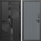 Входная дверь Termo-Door Фрост - Флэт Grey софт
