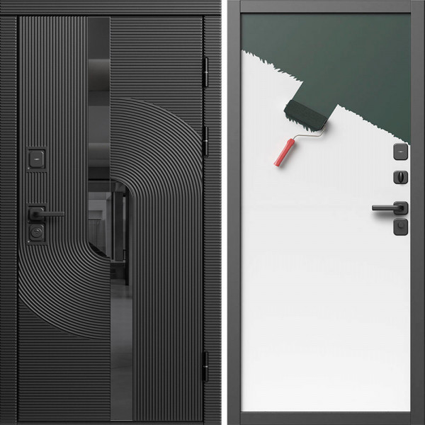 Входная дверь Termo-Door Фрост - Гладкая Панель Под Покраску (грунт)