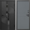 Входная дверь Termo-Door Фрост - Горизонт Grey софт