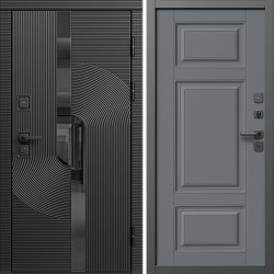 Входная дверь Termo-Door Фрост - Лион Grey софт