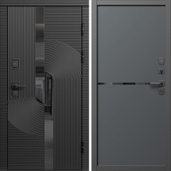 Входная дверь Termo-Door Фрост - Нео Графит