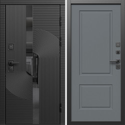 Входная дверь Termo-Door Фрост - Нео Классика Грей Софт