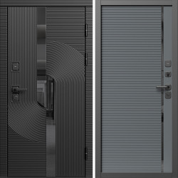 Входная дверь Termo-Door Фрост - Порте Grey софт